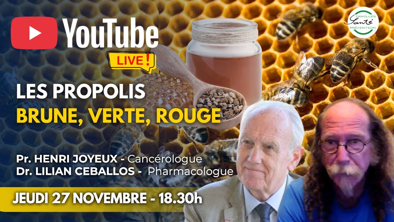 LIVE ! Les Propolis - Brune, Verte, Rouge avec le Dr. Lilian Ceballos 