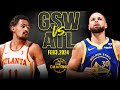 Golden state warriors vs atlanta hawks full game highlights  february 3 2024  freedawkins