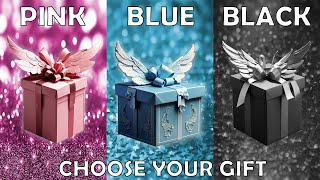 Choose your gift 🎁💝🤮🤩 || 3 gift box challenge | Pink, Blue & Black #giftboxchallenge #pinkvsblue