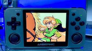 RG350M - GBC Emulation - All Zelda games (Look Stunning)