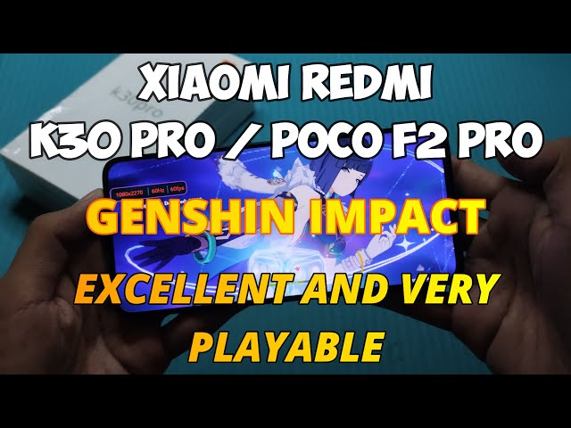 Genshin Impact in Redmi K30 Pro / POCO F2 Pro (Hand Cam)