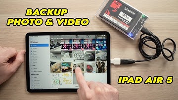 iPad Air 5 (2022) : How to Backup Photos & Videos on External Storage Drive
