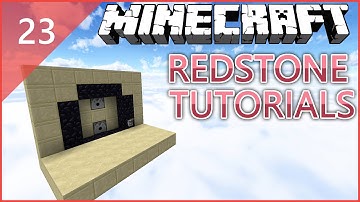 Minecraft: Redstone Tutorial #23 - Toggleable Nether Portal