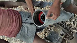 What Is Inside Of Hammer How To Remove Hammer And Bit Borewell Rig