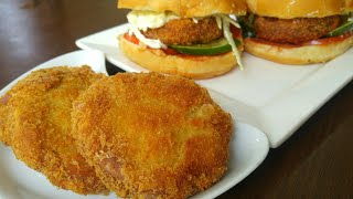 Crispy Chicken Patty Burger  By Mind Blowing Cooking