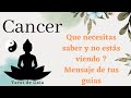 ✨CANCER✨HOY SABRÁS CUÁL ES ESA DECISIÓN 🙌🪽SIGUE LAS SEÑALES 🍀TAROT DE TUS GUÍAS Y SUS MENSAJES