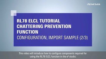 ELCL Chattering Prevention Tutorial (2/3) - Configuration, Import Sample