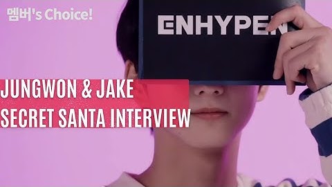 JUNGWON & JAKE no Secret Santa Interview | Legendado PT-BR