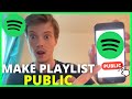 How To Make Spotify Playlist Public (2024)