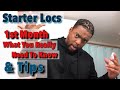 Starter Locs | What You Need To Know | Month 1 Tips | Oils to stop itching