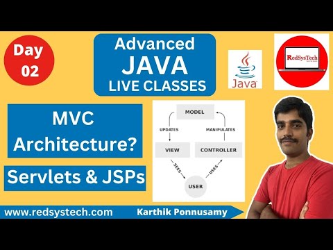 Advanced Java Live Session | MVC Design pattern | Design Patterns | JSP | Servlet | Java |RedSysTech