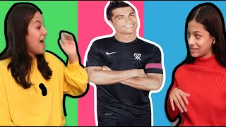 شوفوا شو عملنا في كريستيانو رونالدو | Rawan and Rayan Vs Cristiano Ronaldo