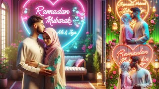 SHOCKING 3D AI COUPLE RAMADAN MUBARAK IMAGE CREATE ||ONLY 1 MINT PHOTO EDITING VIRAL || #ramadan screenshot 3