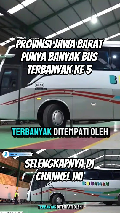 Provinsi Jawa Barat termasuk provinsi yang punya armada bus terbanyak #busmania #busjabar
