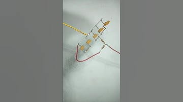 Music reactive LED chaser light circuit, No ic no Transistor vu meter #shorts #led