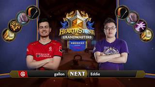 gallon vs Eddie - Group A Elimination - Hearthstone Grandmasters Americas 2020 Season 1 - Week 3