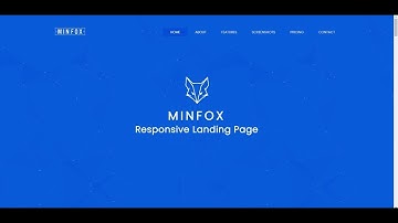 Minfox Minimal Software Landing Page WordPress Theme | Free Download