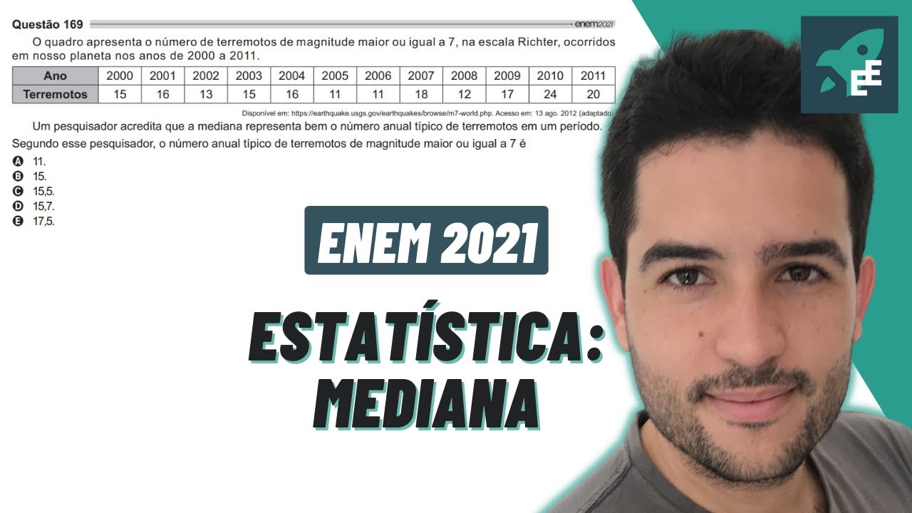 O quadro apresenta o número de terremotos de magnitude - MATEMÁTICA ...