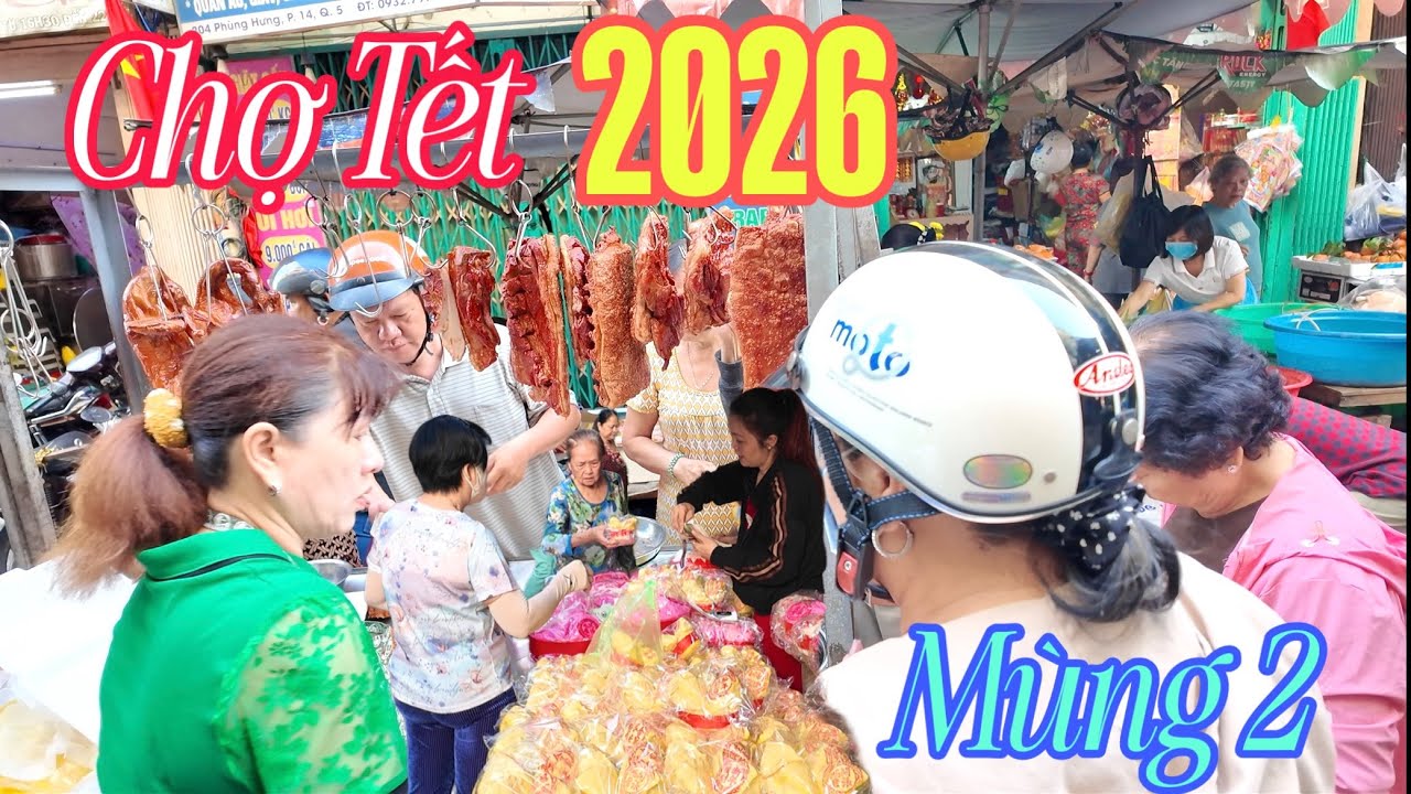 Mùng 2 Tết Việt Nam Chợ Nhà Giàu ,Chợ Xóm Củi Người Hoa Người Khóc Người Cười 