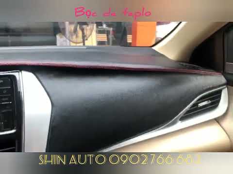 Video Shin Auto / Bọc da taplo / Vios 2014 - youtube