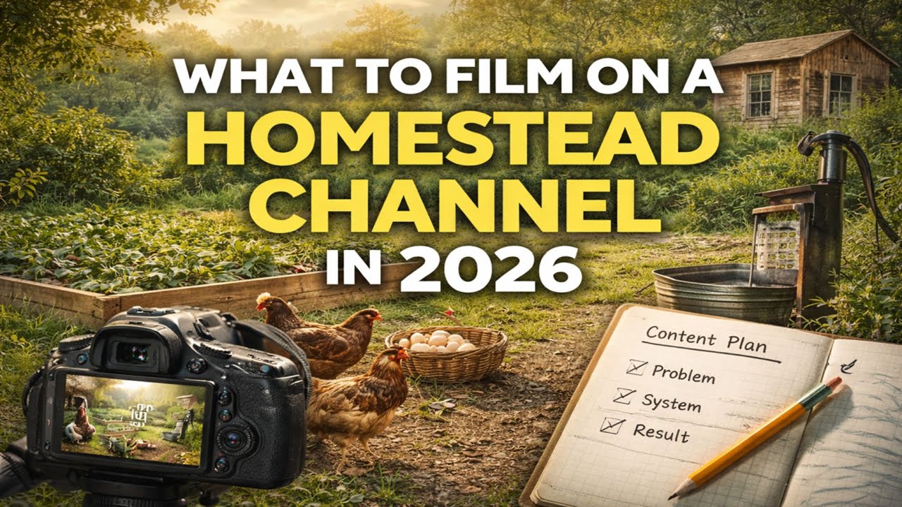 What to Film on a Homestead Channel in 2026 (And What Most Beginners Get Wrong)