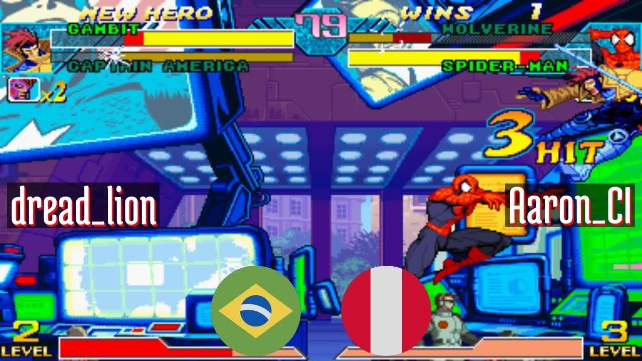Capcom Aaron FT5 @mvsc: dread_lion (BR) vs Aaron_CI (PE) [Marvel vs Capcom Fightcade ...