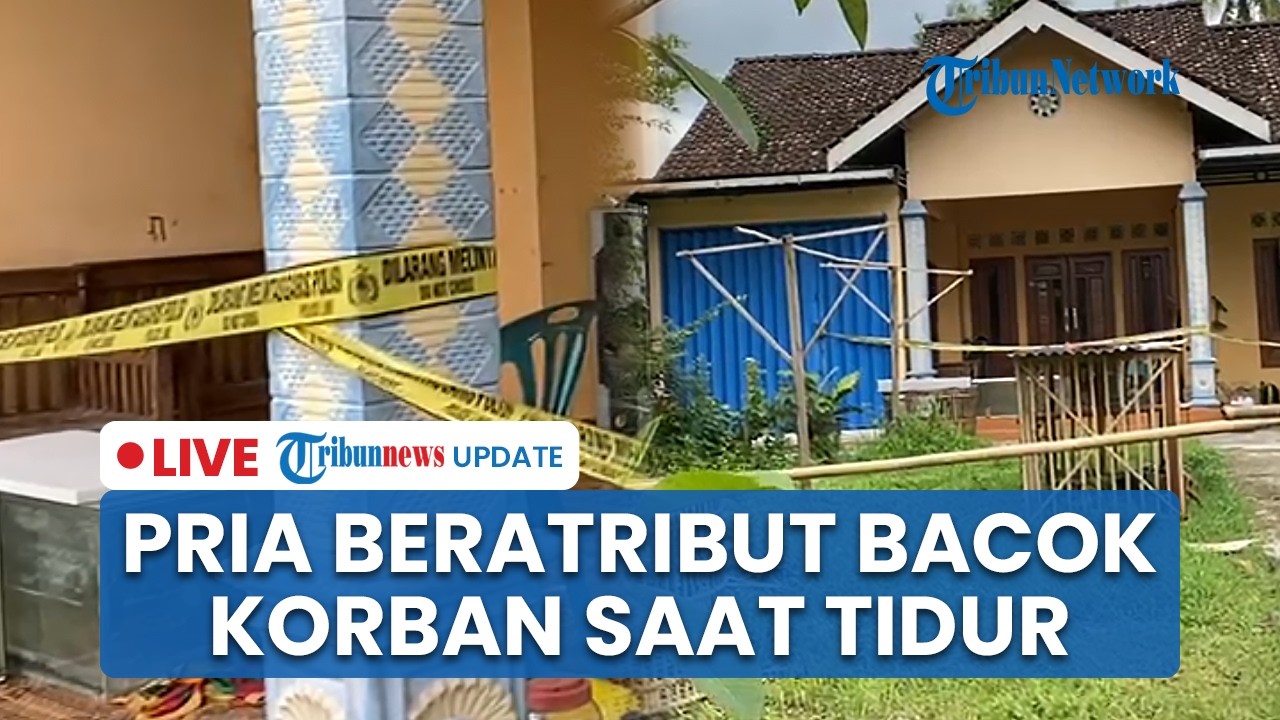 🔴 LIVE: Detik-detik Sosok Misterius Beratribut Bacok Pria di Bantul saat Tidur, Polisi Buru Pelaku