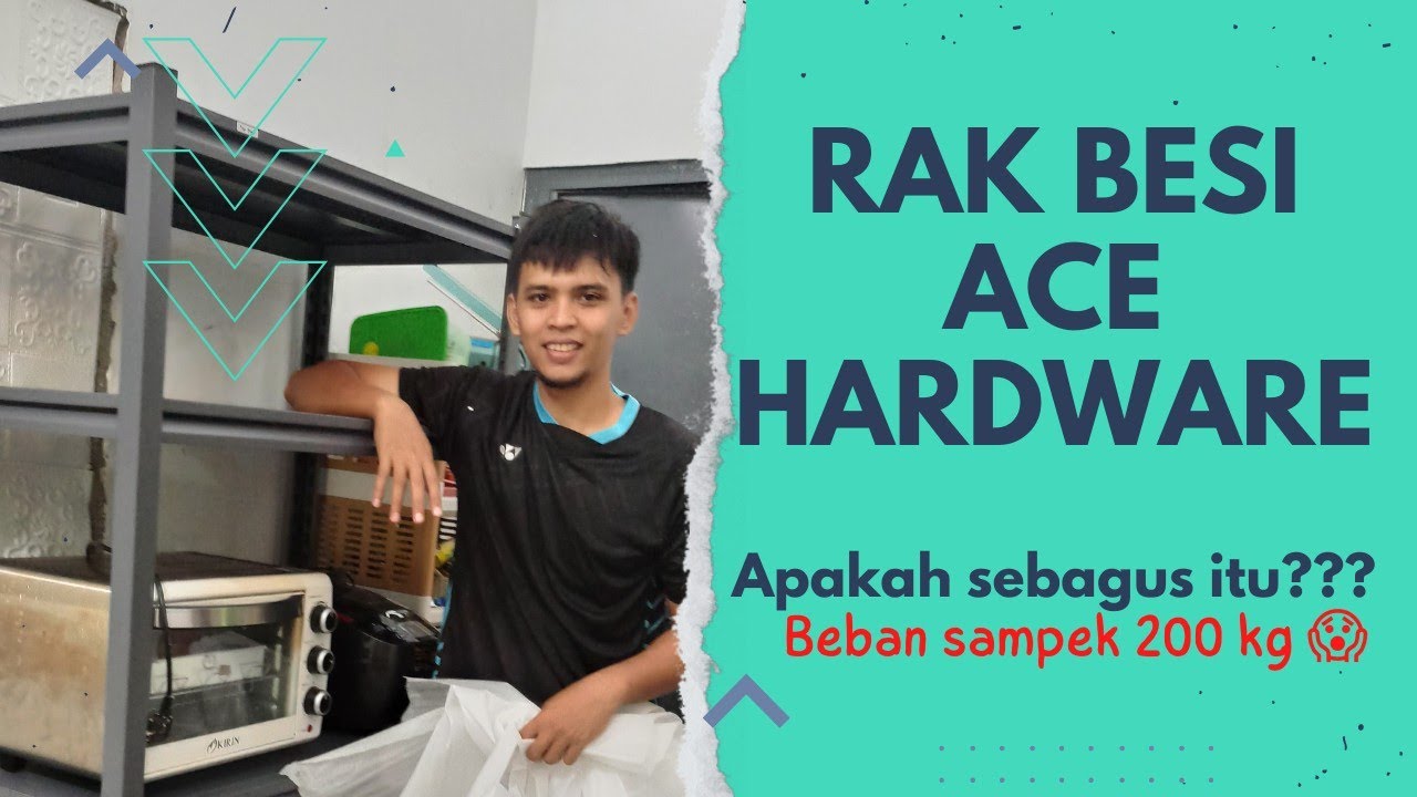 merakit rak besi dari ace hardware - YouTube