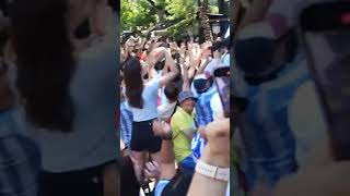 Argentina fans celebration after Argentina beat France and won World Cup 2022 | Lionel Messi