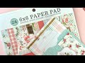 Let’s Use up 6x6 Paper Pad Projects Easy Mini Albums, Flat-mail