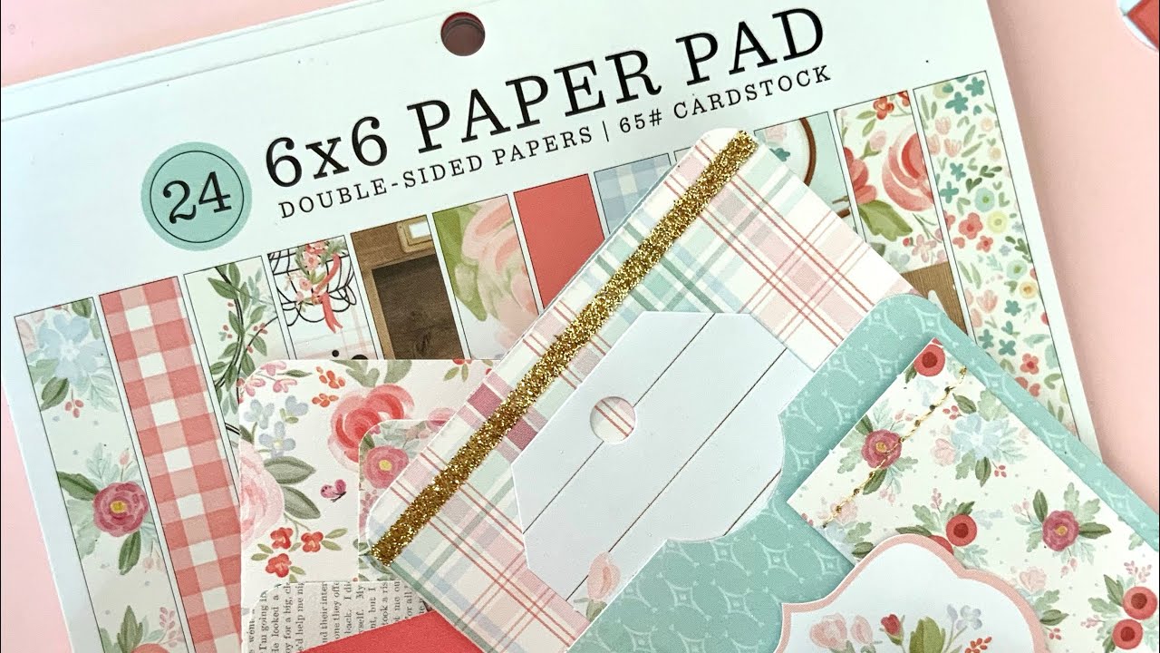 Papel hermoso! Parte 1 Para Scrapbook y paper crafting Pads 6x6 