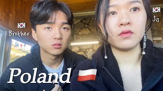 Korean family travel through Poland for the first time!