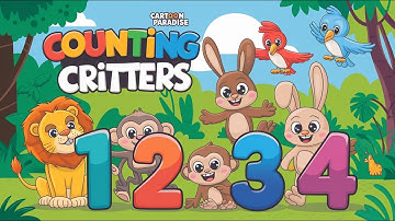 1-10 Counting Jungle Adventure || Fun Animal Song for Kids - Cartoon Paradise ✨