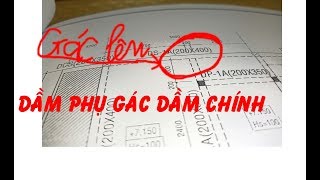 Dầm phụ gác lên dầm chính thì gia cố ra sao