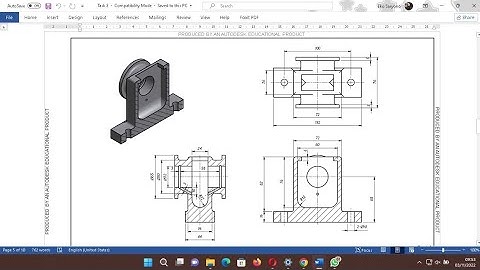 Bearing Pedestal Autodesk Inventor 2023 2022 2021 2019 Tutorials #inventor2023 #cad #solidworks #cam