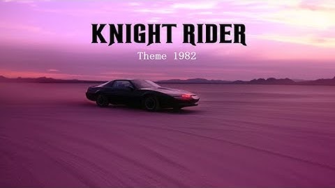 Knight Rider Music – Theme 1982 in 2024 | Recreation / Performance