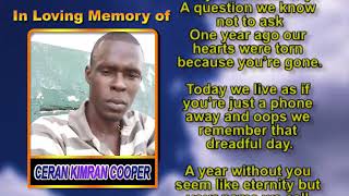 Ceran Kimran Cooper  memorial 1