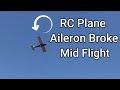 Landing an RC Plane with Broken Aileron...