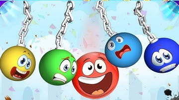 Bounce Ball Shooter - Slingshot The Red Ball -All Levels Gameplay (Android, ios)