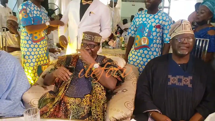 EVANG, EBENEZAR OBEY COULDN'T TAKE HIS EYES OFF THE STAGE AS HIS SON TOLU OBEY PERFORM ON STAGE