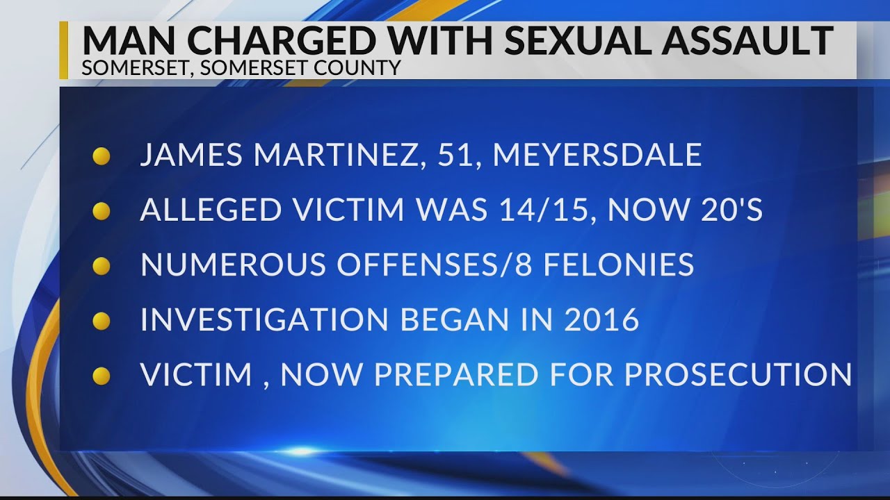 Somerset County Man charged with sexual assault - YouTube