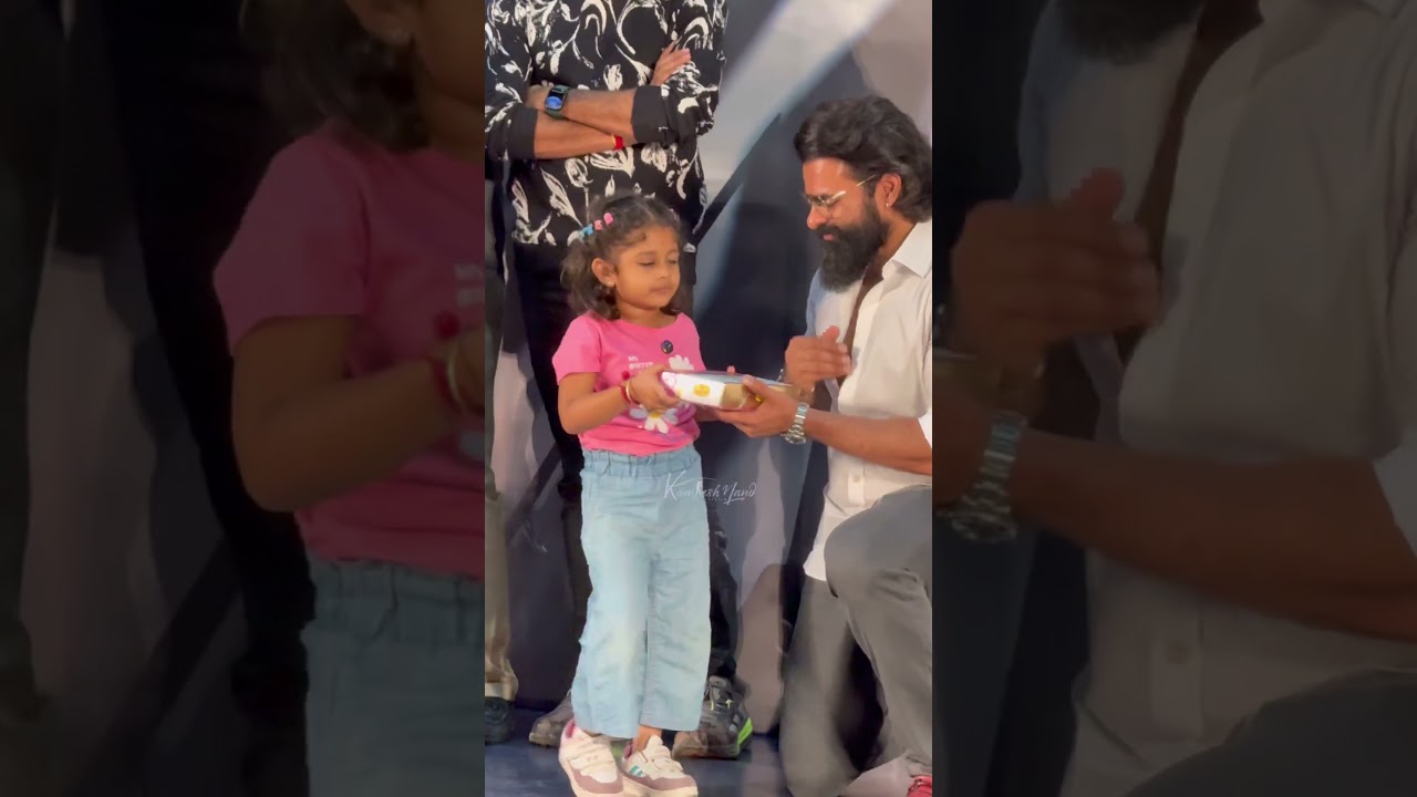 Little cutie sweetly wishes Sai dharam tej on his birthday