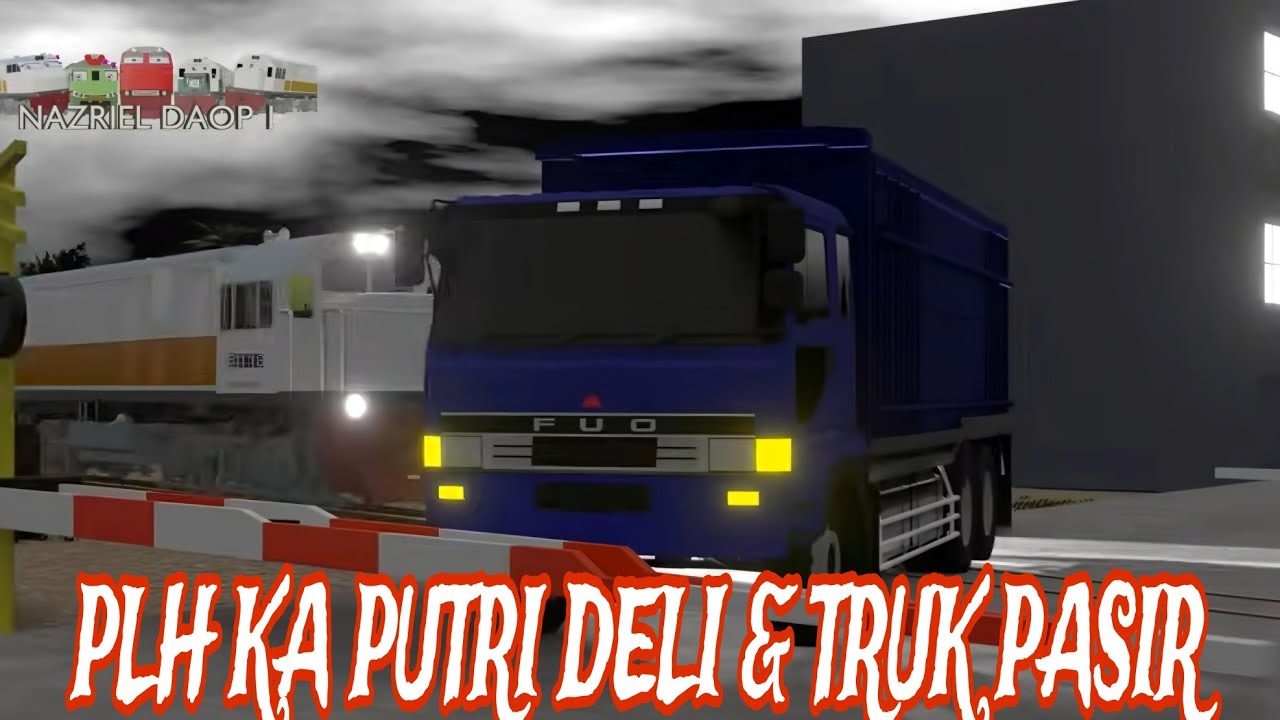 PLH KA PUTRI DELI VS TRUK PASIR 2024 |KECELAKAAN KERETA API |TRAIN CRASH