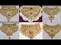 Latest Bridal Gold CHOKER NACKLACE Designs With Weight And Price