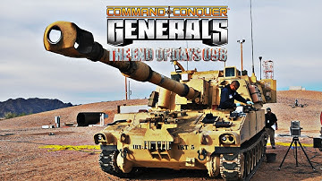 USA Artillery vs USA (MOD THE END OF DAYS 098) C&C Generals Zero Hour