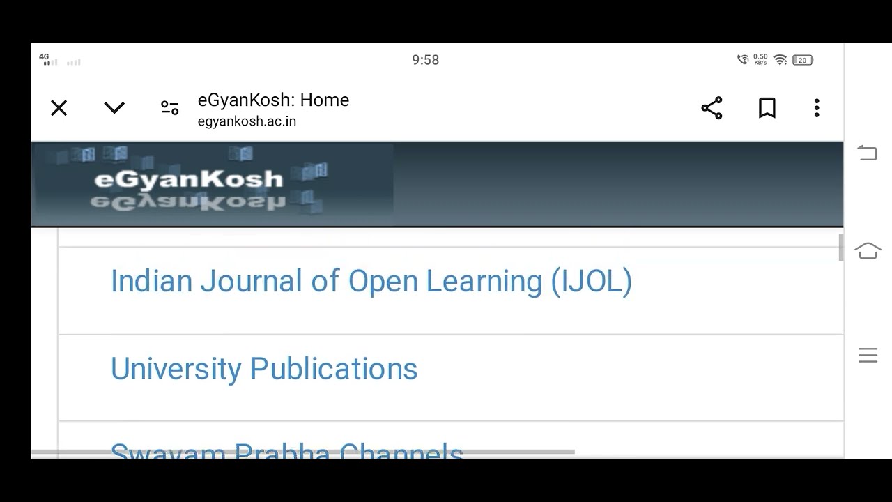egyankosh website all IGNOU notes free study material YouTube
