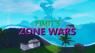 Pimit's Zone Wars with REAL MOVING STORM (Solo) | Code in description