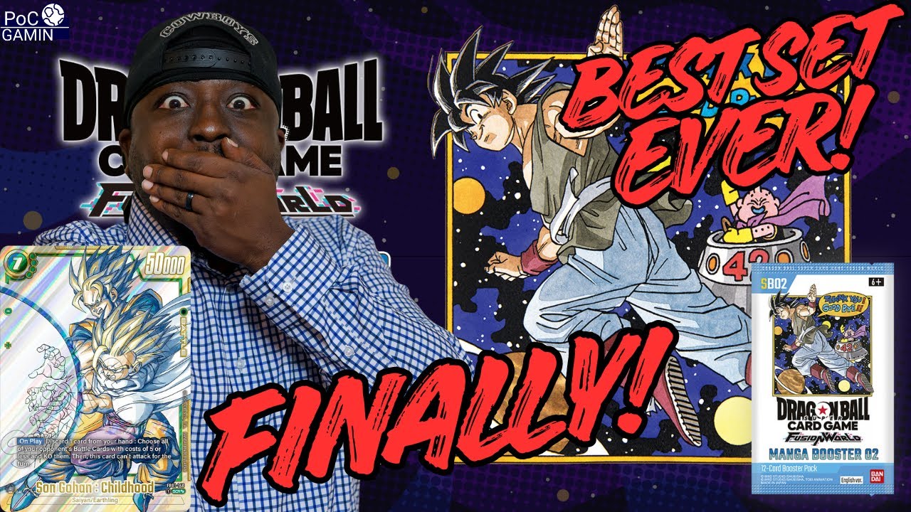 HUNTING FOR THE MANGA/SECRET RARE!! Dragon Ball Fusion World Manga Booster 2 Pack Opening!