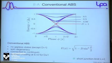 TMS18.L13. Erwann Bocquillon. Topological insulators and superconductors in HgTe structures (II).
