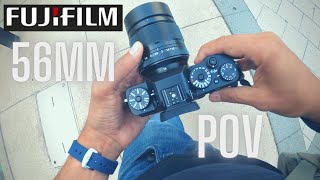 Fujifilm 56mm 1.2 POV Street Photography attempt!